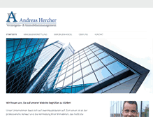 Tablet Screenshot of andreashercher.de